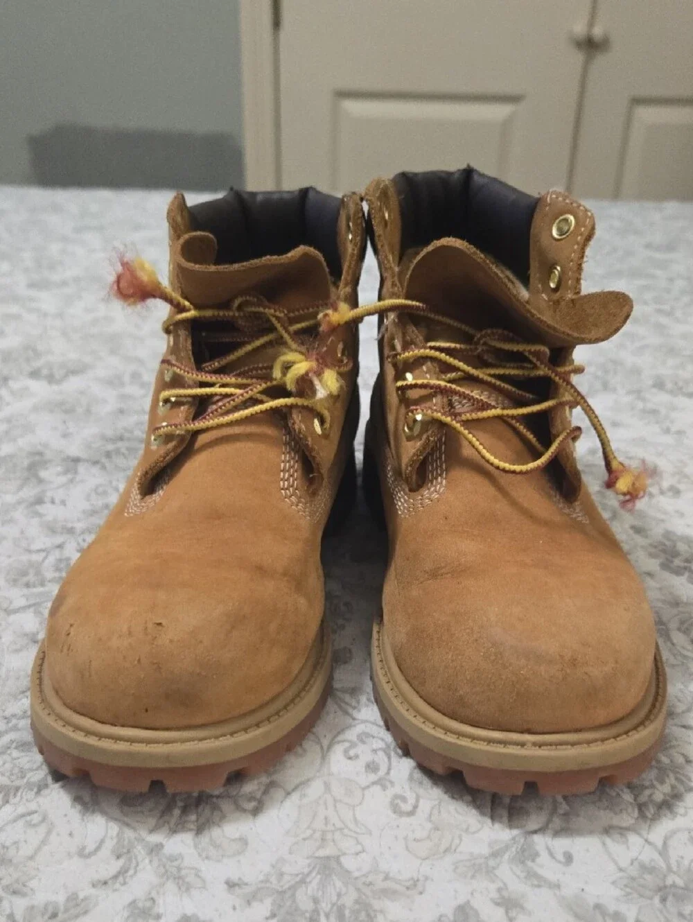 Timberland Wheat/Tan Lace-Up Work Boots